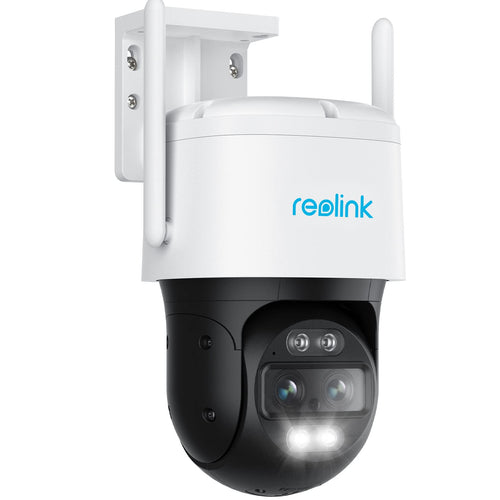 REOLINK 4K Wired WiFi Outdoor Camera 8MP Dual Lens Security Camera 360 PTZ w/Auto Tracking 2.4/5GHz Wi-Fi Smart Person/Vehicle Detection 6X Hybrid Zoom Color Night Vision TrackMix WiFi (Renewed)