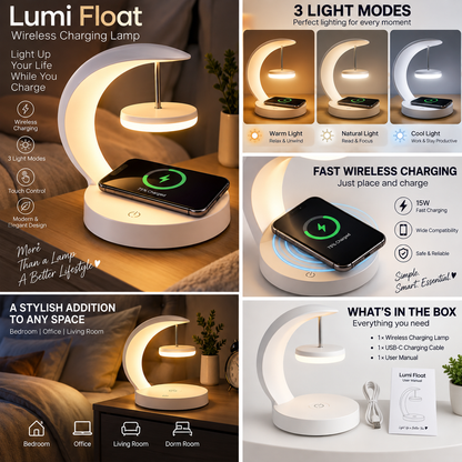 Lumi Float Wireless Charging Lamp