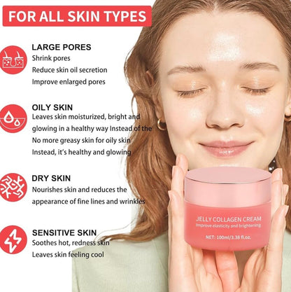 ✨ Crema Facial de Colágeno KOEC – Hidratación y Efecto Piel Radiante
