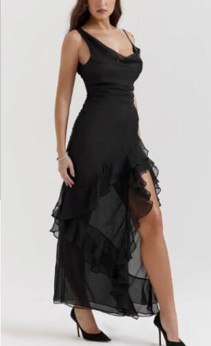👗 JULIA Elegant Backless Maxi Dress – Sexy Spring Evening Dress