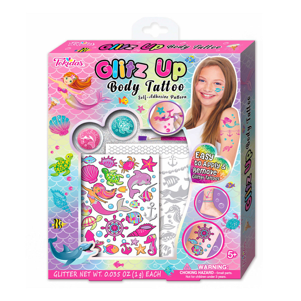 Children's Safe Washable Nail Polish Sticker Set