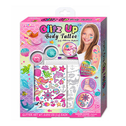 Children's Safe Washable Nail Polish Sticker Set