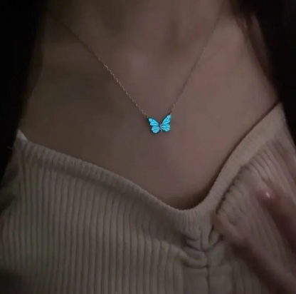 Glow-in-the-Dark Butterfly Jewelry Set